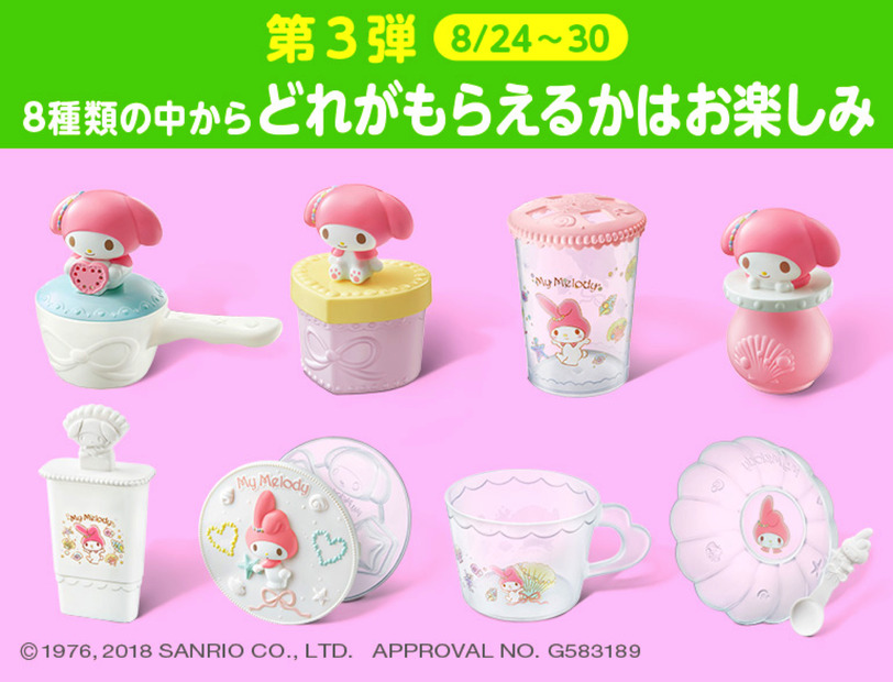 （C） 1976, 2018 SANRIO CO., LTD.　APPROVAL No. G583189