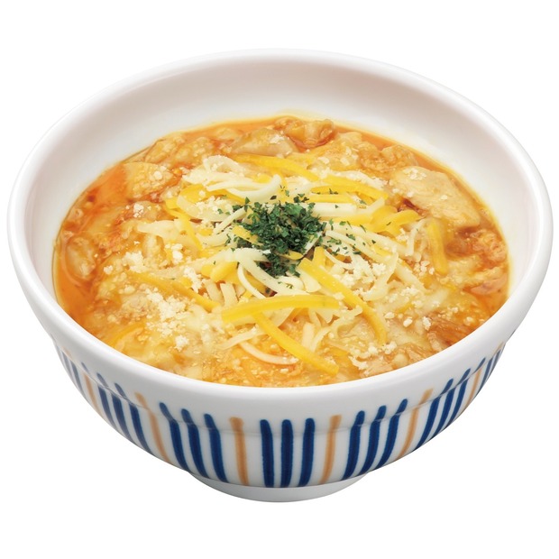 なか卯、親子丼に4種のチーズをプラス！「4種チーズの親子丼」が登場