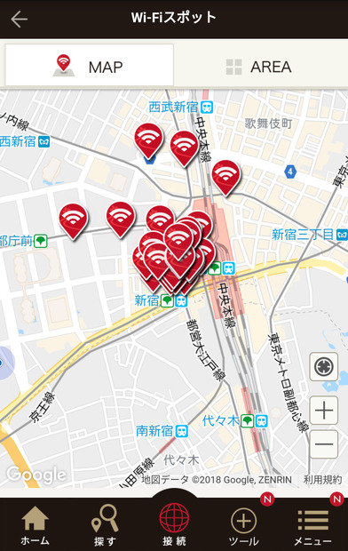 そこそこ便利！新宿のゴジラなフリーWi-Fiを試してみた！