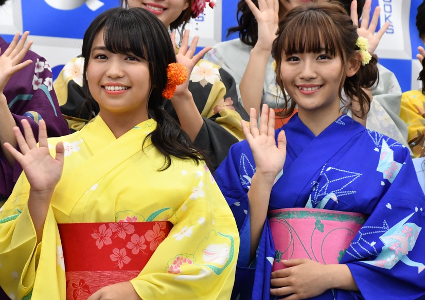 大原優乃、浅川梨奈【写真：竹内みちまろ】