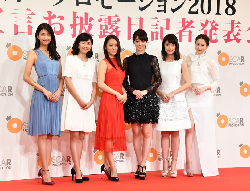 田中道子、菊川怜、岡田結実、宮本茉由、玉田志織、河北麻友子【写真：竹内みちまろ】