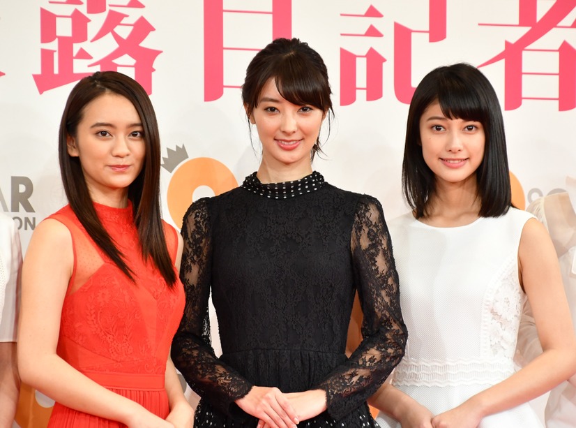 岡田結実、宮本茉由、玉田志織【写真：竹内みちまろ】