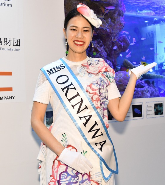 ミス沖縄 2018 クリーングリーングレイシャス　末吉古都子さん【写真：竹内みちまろ】