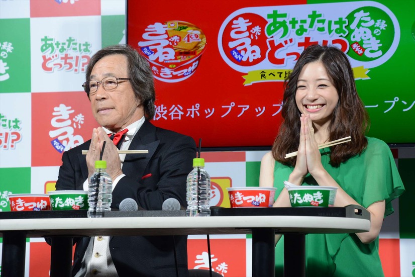 「あなたはどっち!?～食べて比べて投票しよう！～渋谷ポップアップストア」オープン発表会【錦怜那】