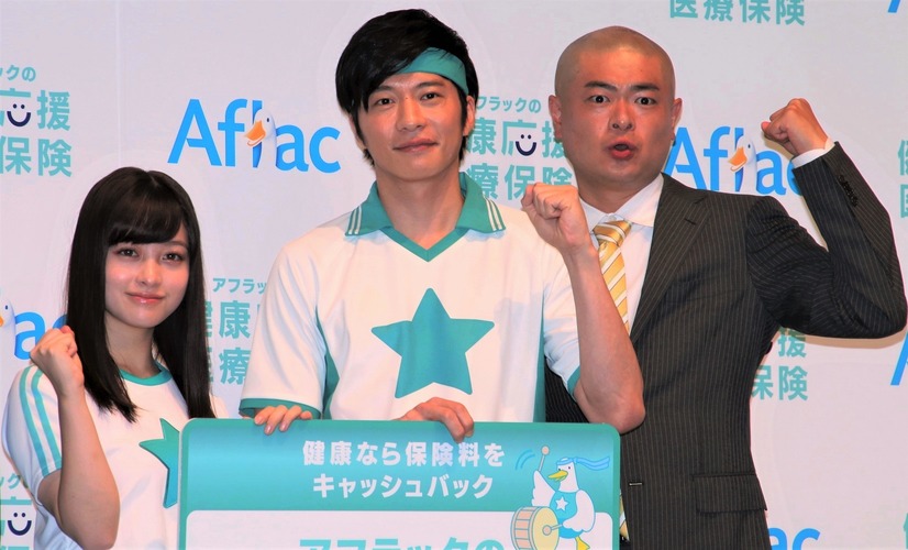 橋本環奈、田中圭、あばれる君【撮影：小宮山あきの】