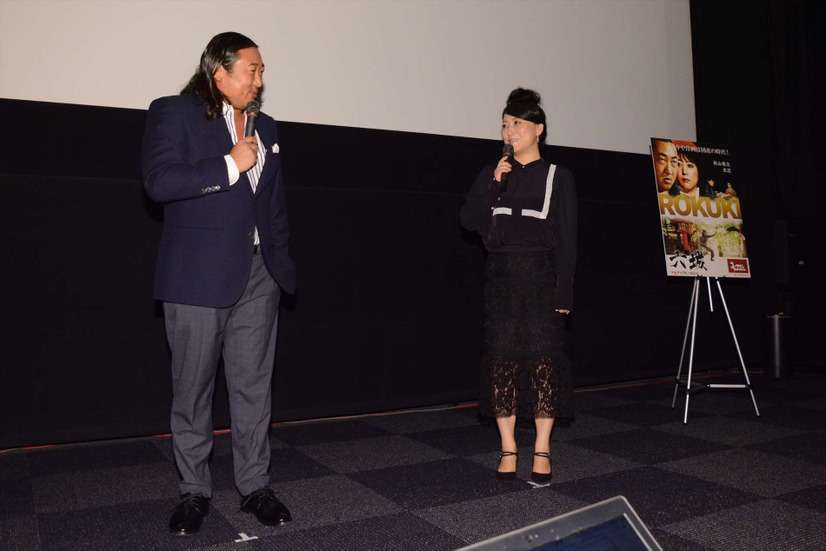 映画『六城』舞台あいさつ【錦怜那】