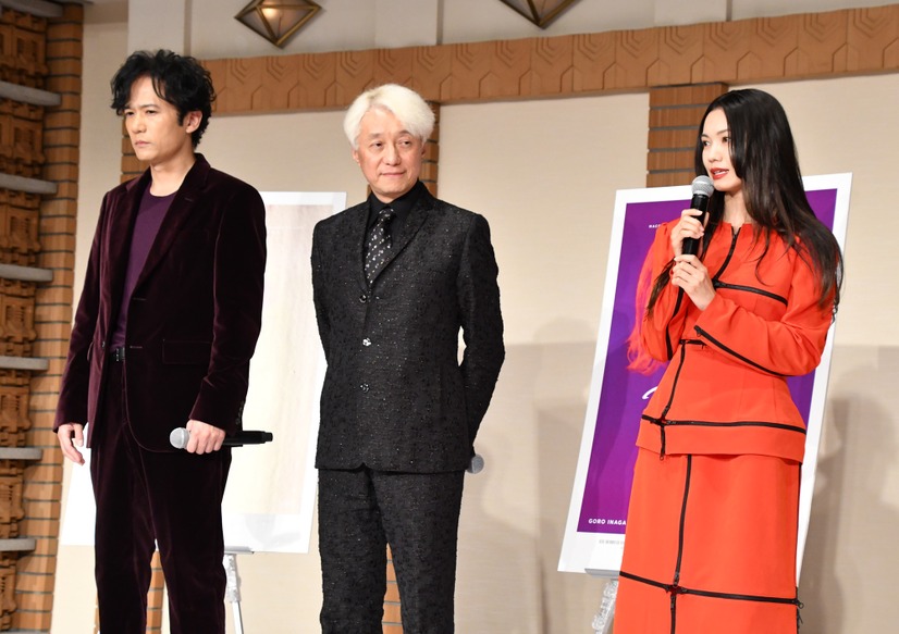 稲垣吾郎、手塚眞監督、二階堂ふみ【写真：竹内みちまろ】