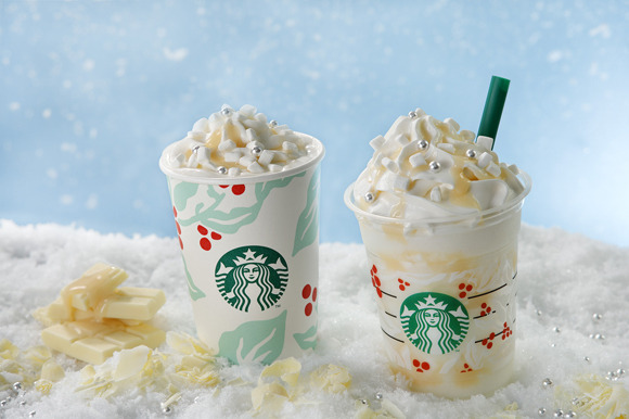 スタバからホワイトクリスマスをイメージしたフラペチーノが登場