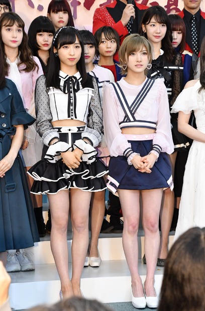 AKB48・小栗有以、岡田奈々【写真：竹内みちまろ】