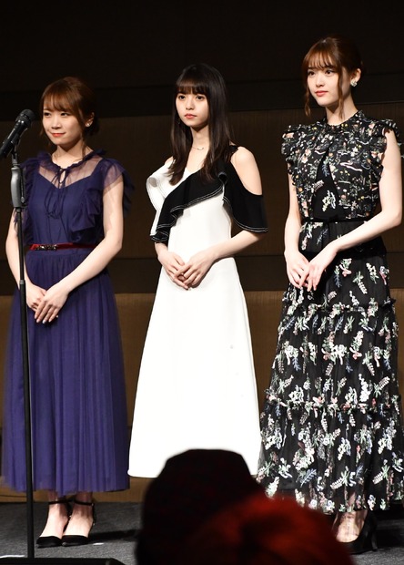 乃木坂46・秋元真夏、齋藤飛鳥、松村沙友理【写真：竹内みちまろ】