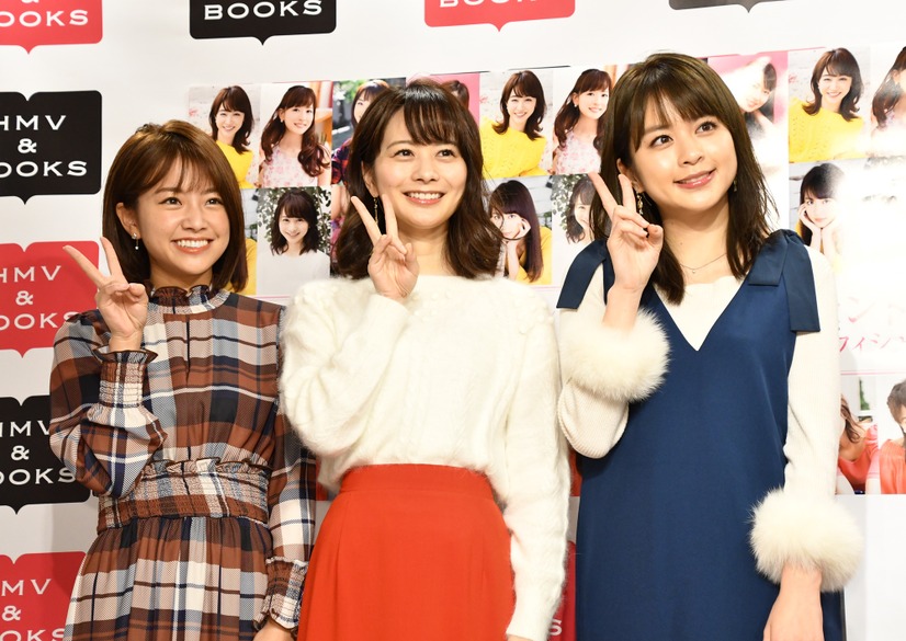 中川絵美里、高見侑里、沖田愛加【写真：竹内みちまろ】