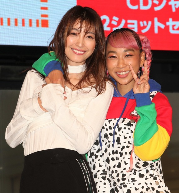 木下優樹菜、青山テルマ【撮影：小宮山あきの】