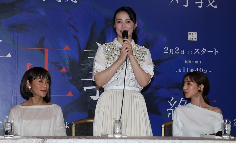 山口紗弥加、美村里江、田中みな実【撮影：小宮山あきの】