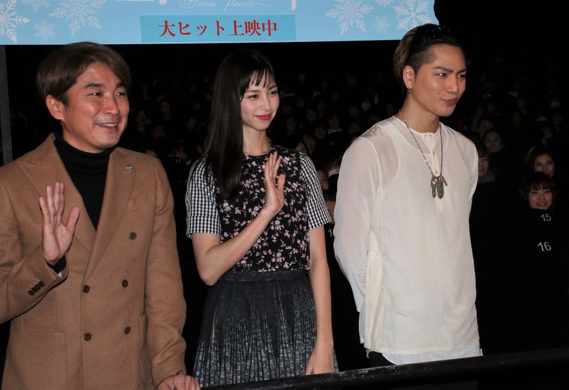 橋本光二郎監督、中条あやみ、登坂広臣【撮影：小宮山あきの】