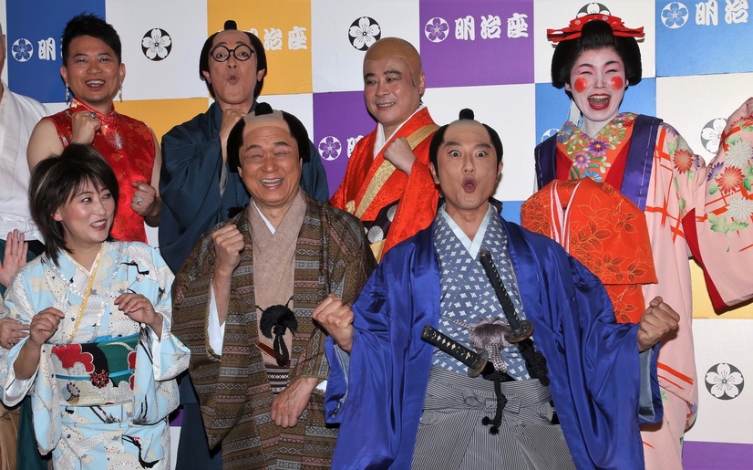 水谷千重子、原田龍二、田山涼成、尼神インター 誠子、春澪、あご勇、バッファロー吾郎A【撮影：小宮山あきの】