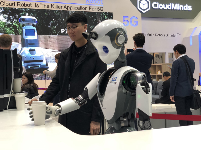 ロボット関連の展示についてもMWCで見られる