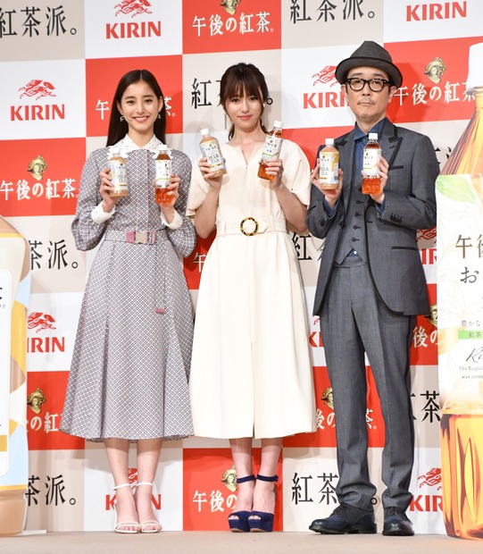 新木優子、深田恭子、リリー・フランキー【写真：竹内みちまろ】
