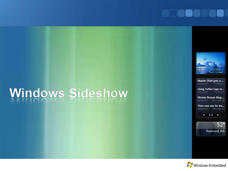 Windows SideShow