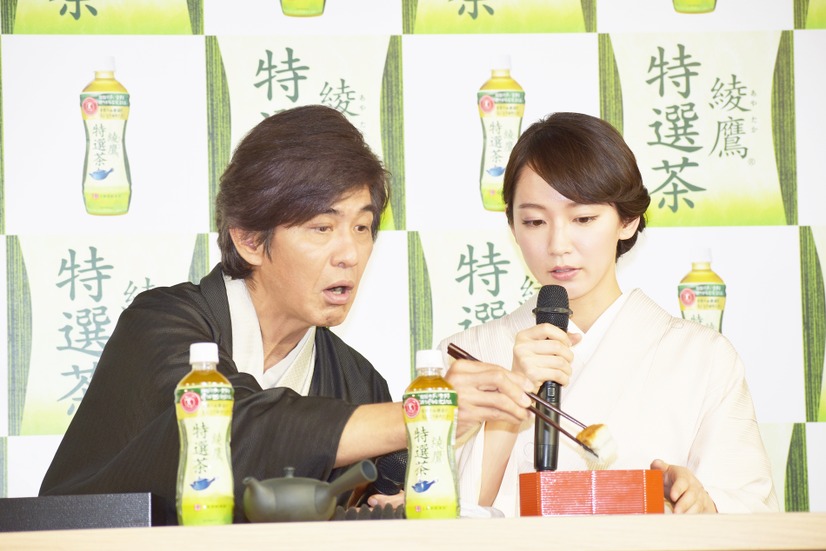 佐藤浩市、吉岡里帆【撮影：こじへい】