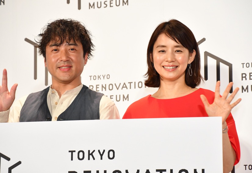 ムロツヨシ、石田ゆり子【写真：竹内みちまろ】