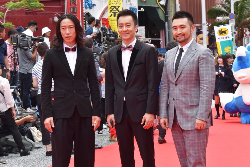 中国映画「SUN FLOWER」のキャスト・監督・プロデューサー【撮影：こじへい】