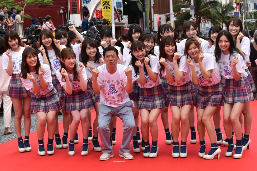 西川きよしとNMB48【撮影：こじへい】
