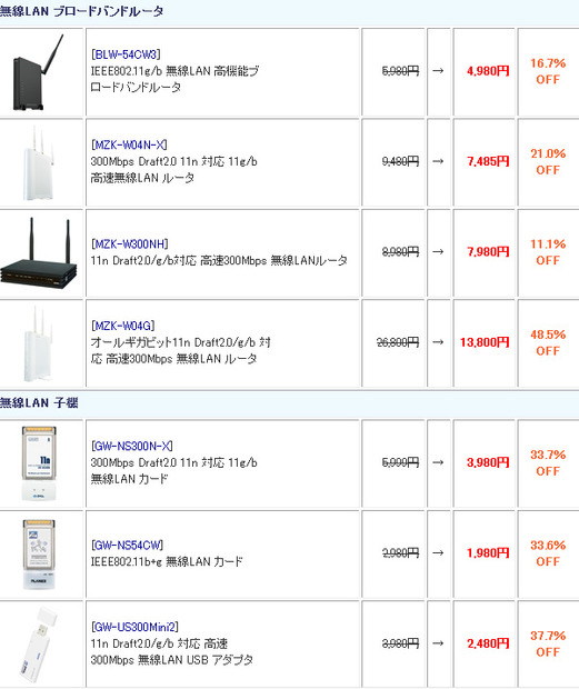 新価格（税込）