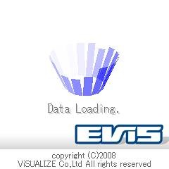 「EViS」起動画面
