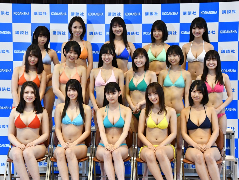 「ミスマガジン2019」ベスト16お披露目イベント【写真：竹内みちまろ】