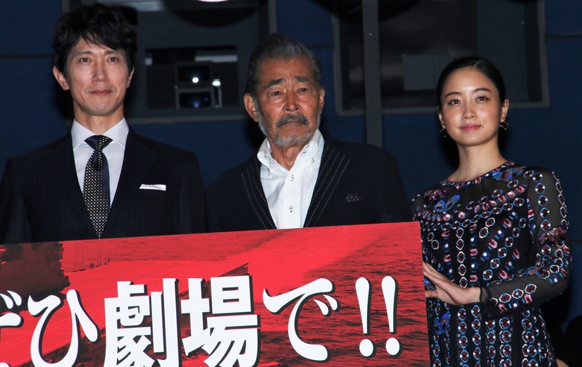佐々木蔵之介、藤竜也、深川麻衣【撮影：小宮山あきの】