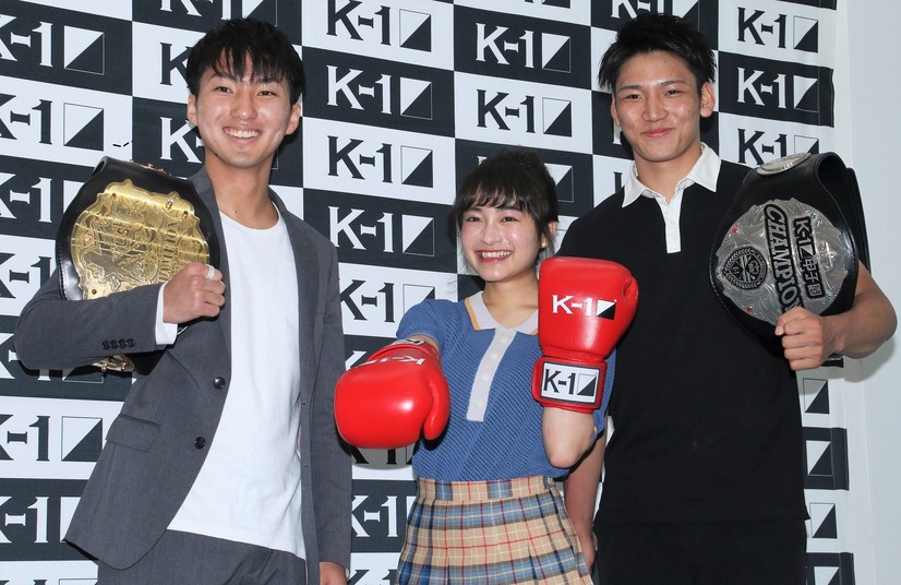 西京佑馬選手、福田愛依、近藤魁成選手【撮影：小宮山あきの】