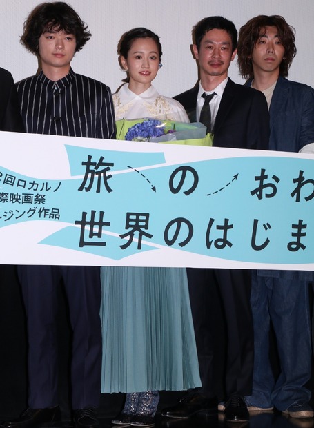 染谷将太、前田敦子、加瀬亮、柄本時生【撮影：小宮山あきの】