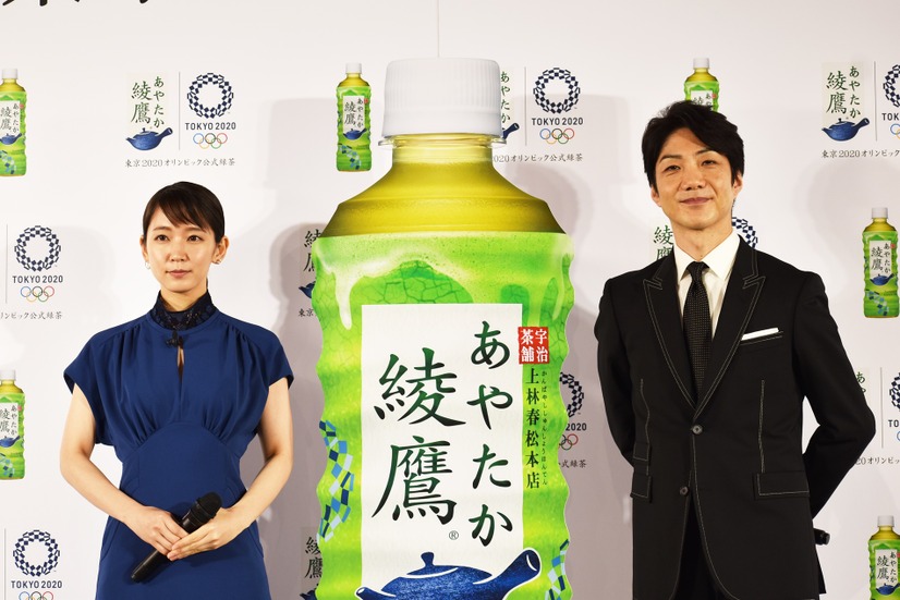 野村萬斎、吉岡里帆【撮影：こじへい】