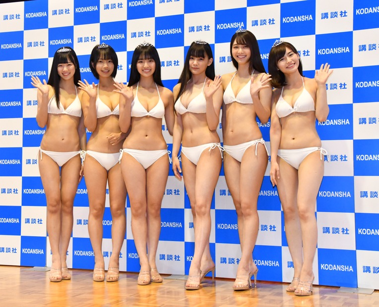 ぴーぴる、夏目綾、豊田ルナ、吉澤遥奈、山口はのん、桜田茉央【写真：竹内みちまろ】