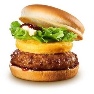 ロッテリア、完熟／半熟たまごやきがのった肉厚バーガー発売