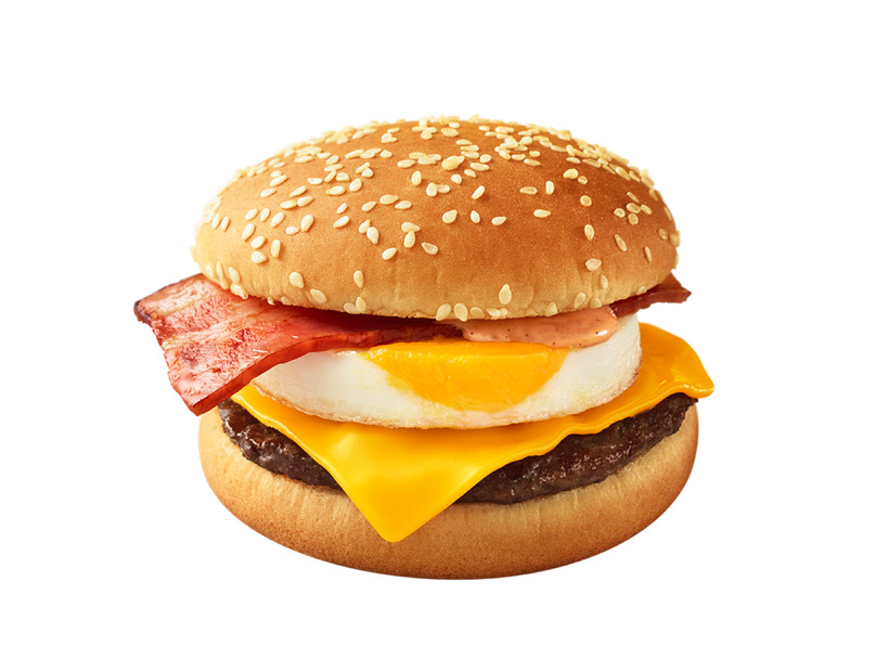 リッチな新商品登場！マック、「黄金の月見バーガー」期間限定販売