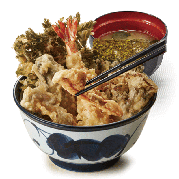 天丼てんや、秋の味覚堪能できる「松茸と牡蠣の天丼」季節限定発売