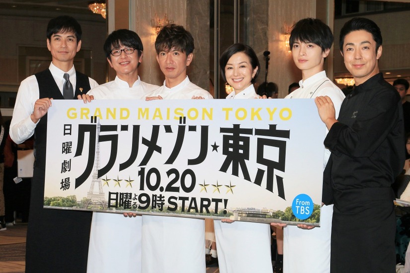 沢村一樹、及川光博、木村拓哉、鈴木京香、玉森裕太、尾上菊之助【撮影：小宮山あきの】