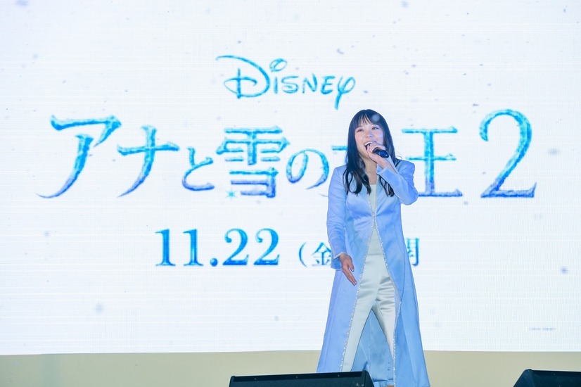『アナ雪2』日本版エンディング歌う中元みずき、大阪・光の饗宴2019開宴式で生歌披露