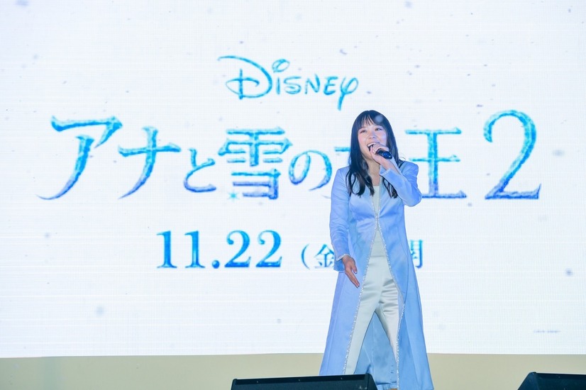 『アナ雪2』日本版エンディング歌う中元みずき、大阪・光の饗宴2019開宴式で生歌披露