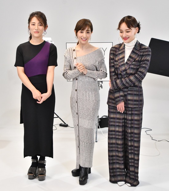 福田彩乃、田中みな実、わたなべ麻衣【写真：竹内みちまろ】
