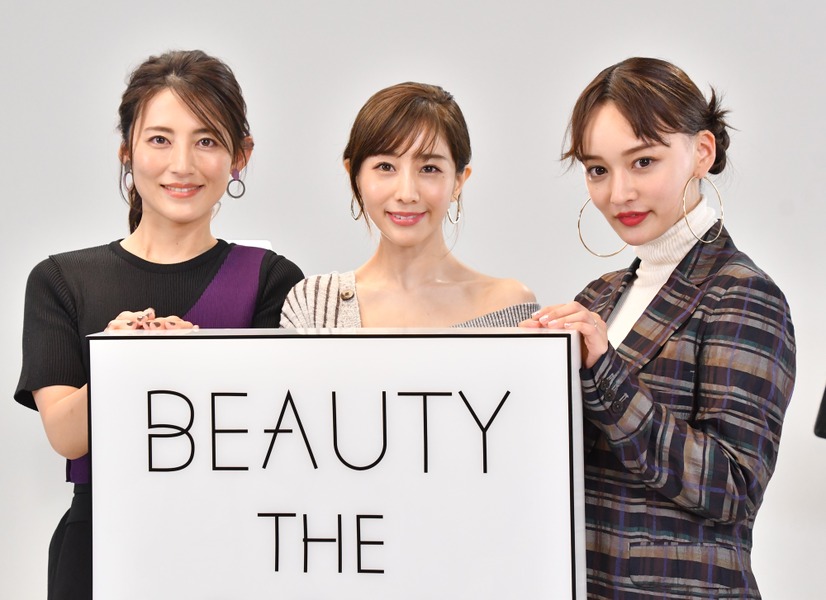 福田彩乃、田中みな実、わたなべ麻衣【写真：竹内みちまろ】
