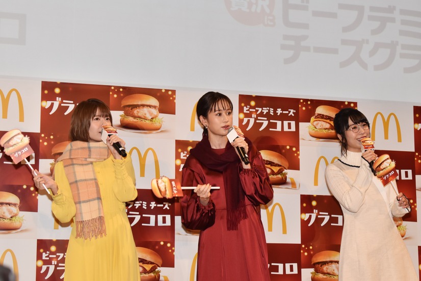 前田敦子、竹達彩奈、愛美【撮影：こじへい】