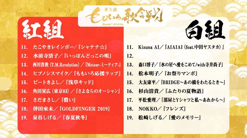 西川貴教やエビ中も出演！ももクロ「第3回 ももいろ歌合戦」組分け＆歌唱曲発表