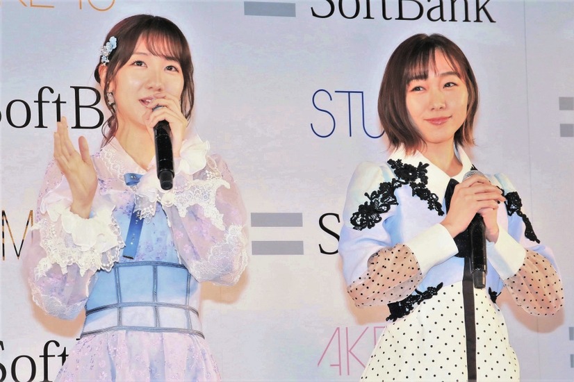 柏木由紀、須田亜香里【撮影：小宮山あきの】