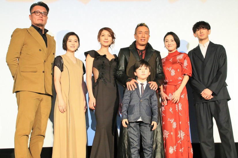 権野元監督、山口まゆ、飯島直子、長渕剛、瑛太、潤浩、広末涼子【撮影：小宮山あきの】