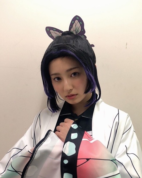 吉川愛の『鬼滅の刃』胡蝶しのぶコスプレにファン歓喜！