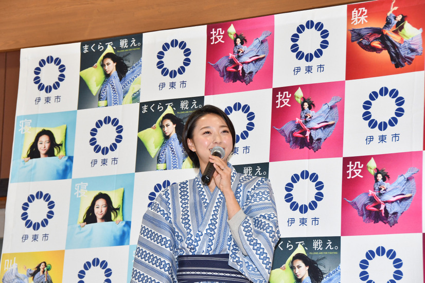 畠山愛理、まくら投げ大会にサプライズ登場！「素敵なスポーツ」「笑顔で楽しめる」