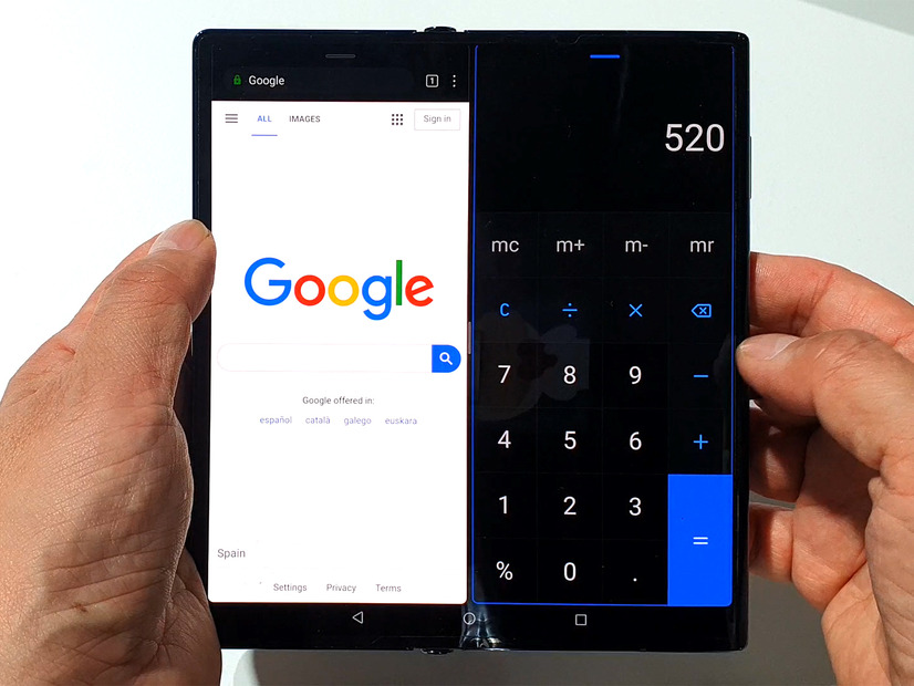 ファーウェイの折りたたみスマートフォン「Mate Xs」の画面を開閉してみた