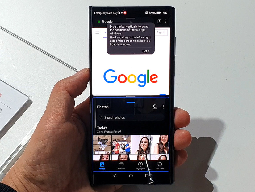 ファーウェイの折りたたみスマートフォン「Mate Xs」の画面を開閉してみた